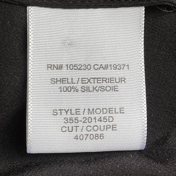 Joie Womens Top Black Silk Racerback Tank Size S - Picture 6 of 11